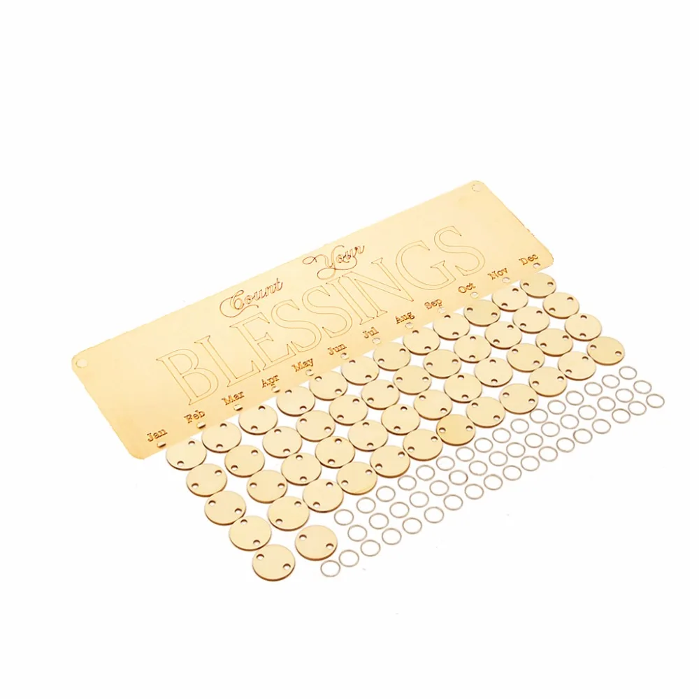 Деревянный подсчет ваших благ поделки висячие украшения знак специальные даты