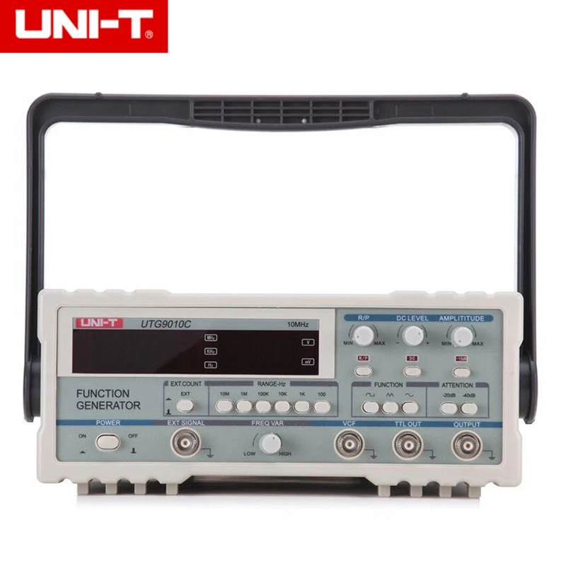 

UNI-T цифровой генератор сигналов UTG9010C, 1 Гц-10 МГц, 20Vp-p,
