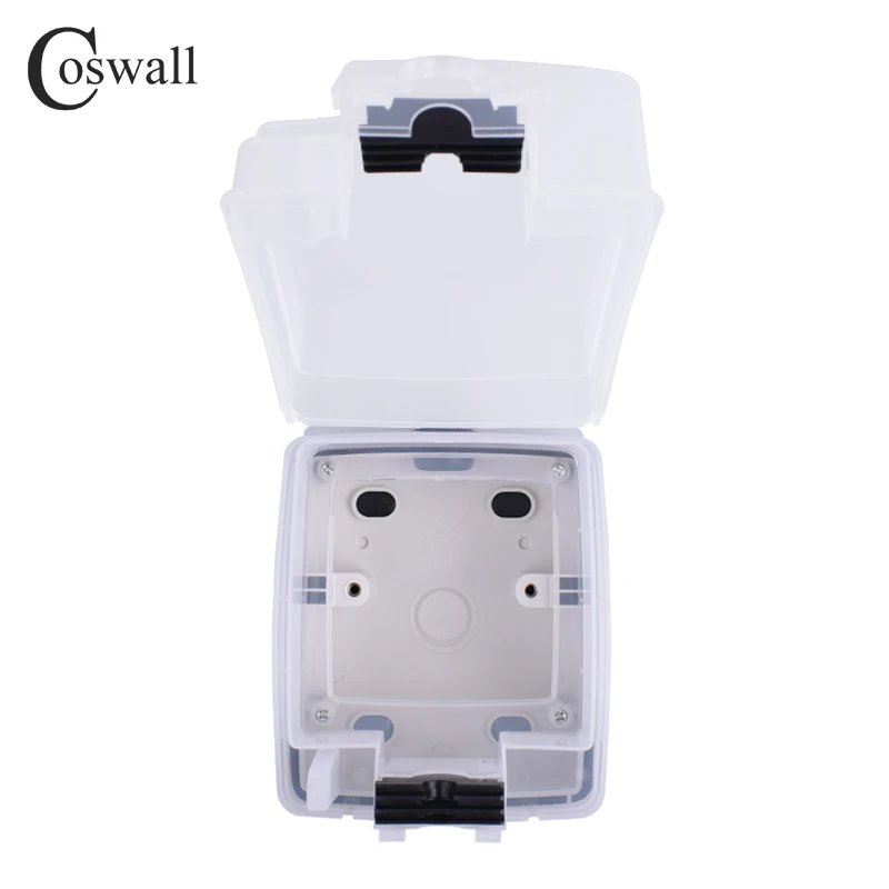 Coswall IP66 всепогодный Водонепроницаемый открытый ящик розетки 16A Европейская