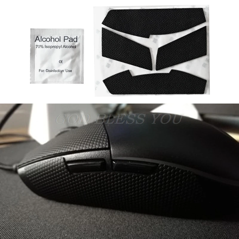Боковые наклейки на Коньки мыши стойкие к поту прокладки для Logitech G102 Прямая