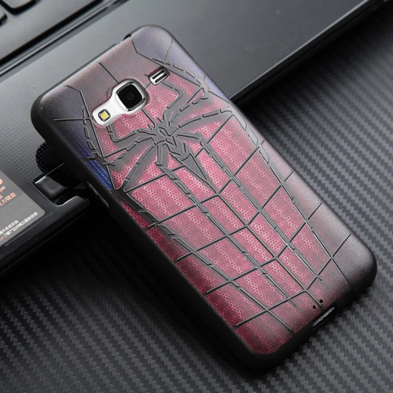 Для Samsung Galaxy J3 2016 J320 Case 5.0 дюймов 3D Рельефа Живопись Мягкая Силиконовая Задняя