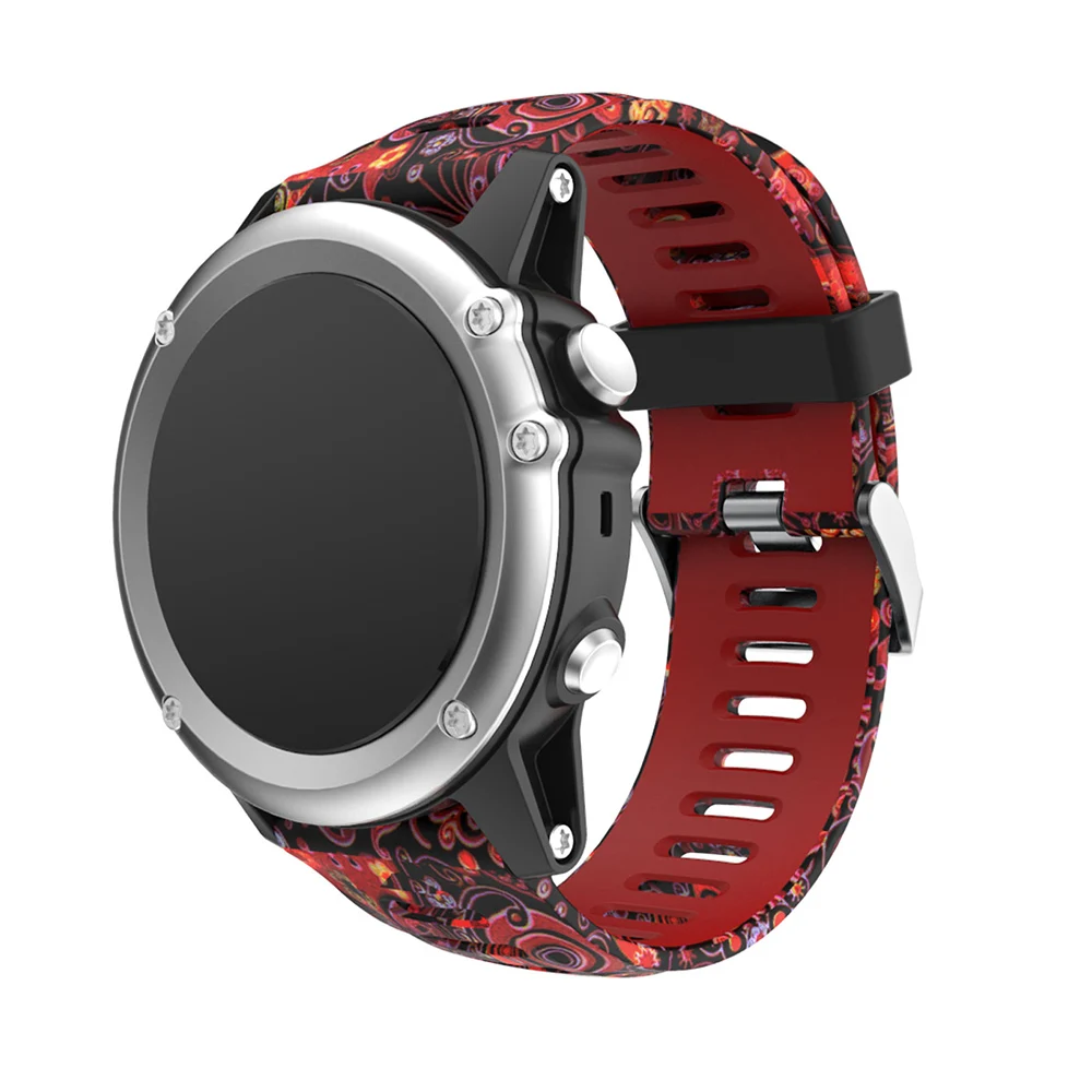 Силиконовый ремешок для Garmin Fenix5 X, Смарт-часы с камуфляжным принтом, ремешок для Garmin Fenix3 HR, браслет, аксессуары, браслет