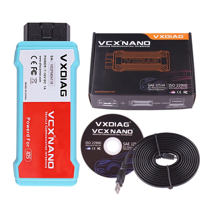 Акция 2018 wi fi версия высокого качества VXDIAG VCX NANO для Ford/Mazda 2 в 1 с IDS V101 V104 лучше чем VCM