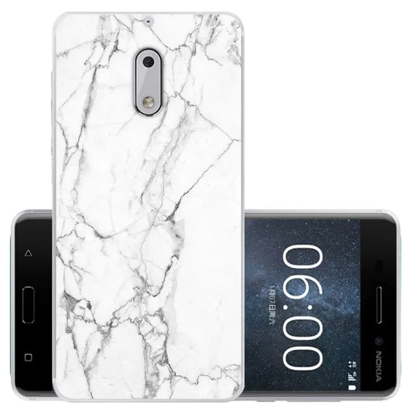 Чехол Fanatu из ТПУ 5 дюйма для Nokia 6 Nokia6 2017 мягкий силиконовый чехол TA 1033 1021 защитный