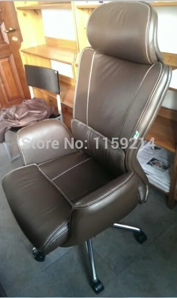Босс офисные кресла черного и коричневого цвета натуральная кожа Бесплатная