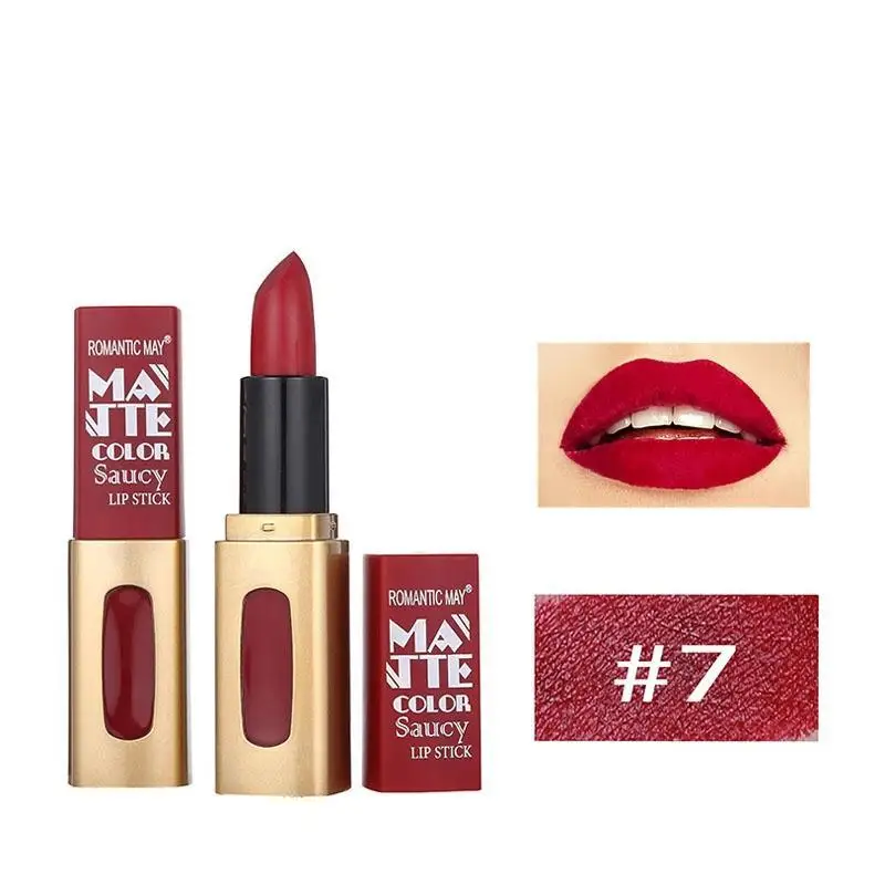 Водонепроницаемые увлажняющие губные помады матовая защита от размазывания 0 22