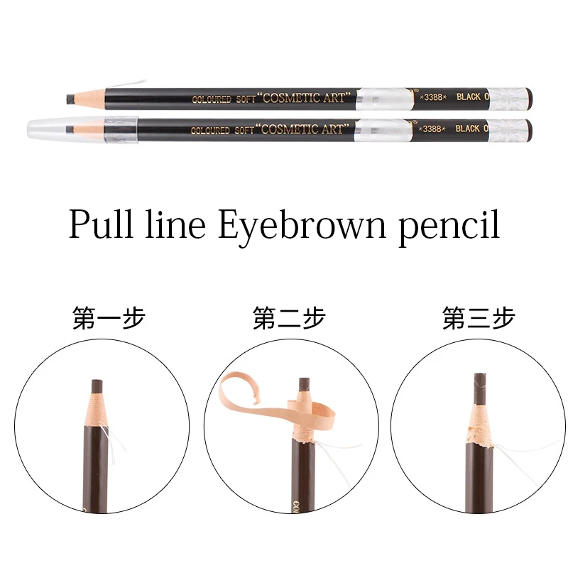 1 шт. verschillenda Kleuren wenkbraun wpotlood weterдиte Eye Nrow Pen Donker/Licht Koffie Zwart Grey Sombrancelha усиливающий