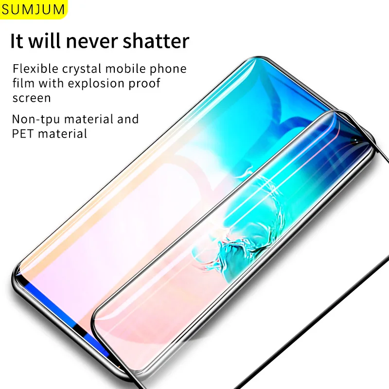 9H полноэкранная пленка для Samsung Galaxy S10E Lite S10 Plus изогнутая мягкая защиты экрана с
