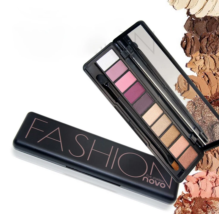 

10 Colors Eye Shadow Palette Shimmer Matte Glitter Natural Make Up Eyeshadow Pallete Smoky Nude Makeup Palette with Brush