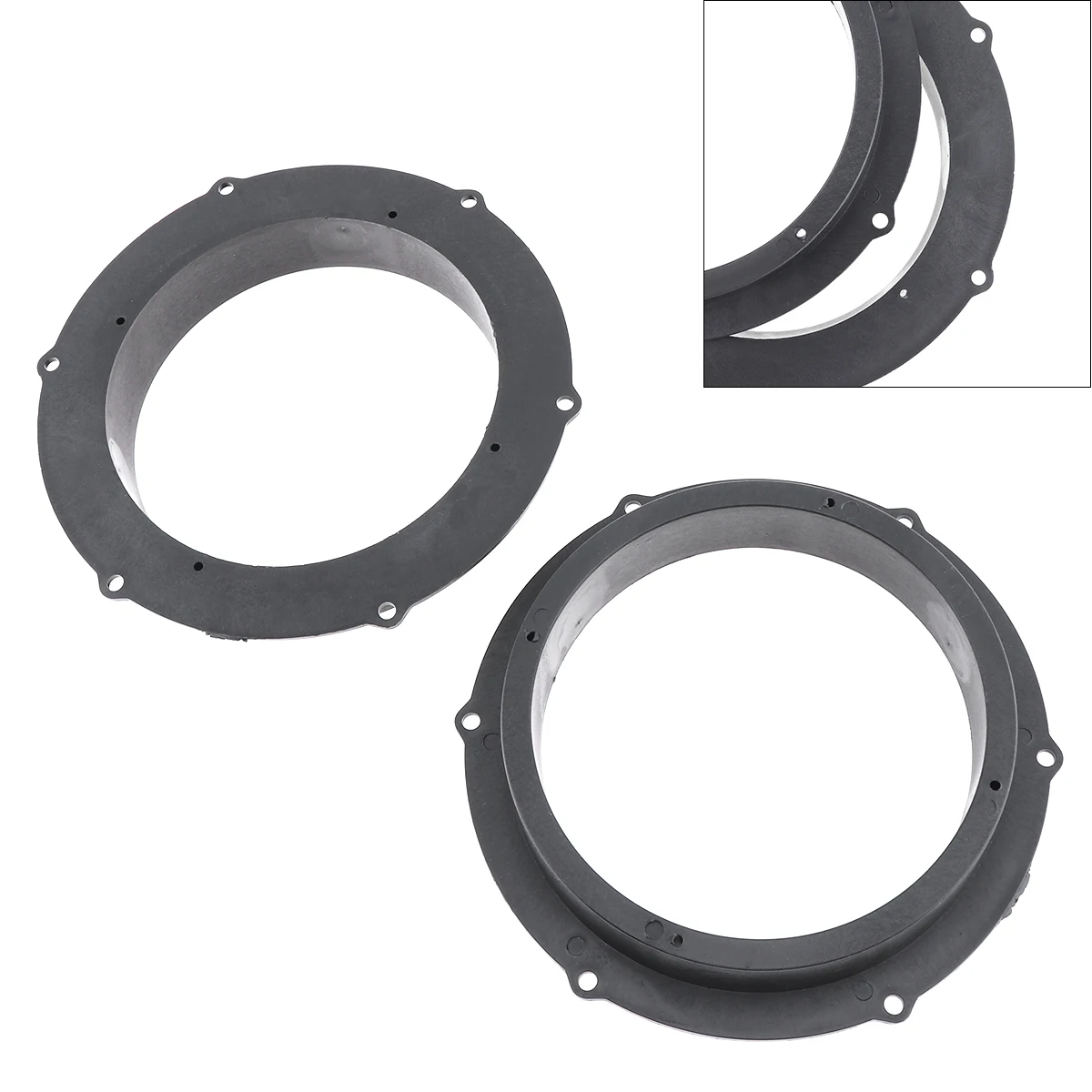 

2 Pcs Speaker Gasket Waterproof Solid Washer Adapters Brackets Speaker Mounts Plates for Volkswagen Magotan Skoda Cars Vehicle