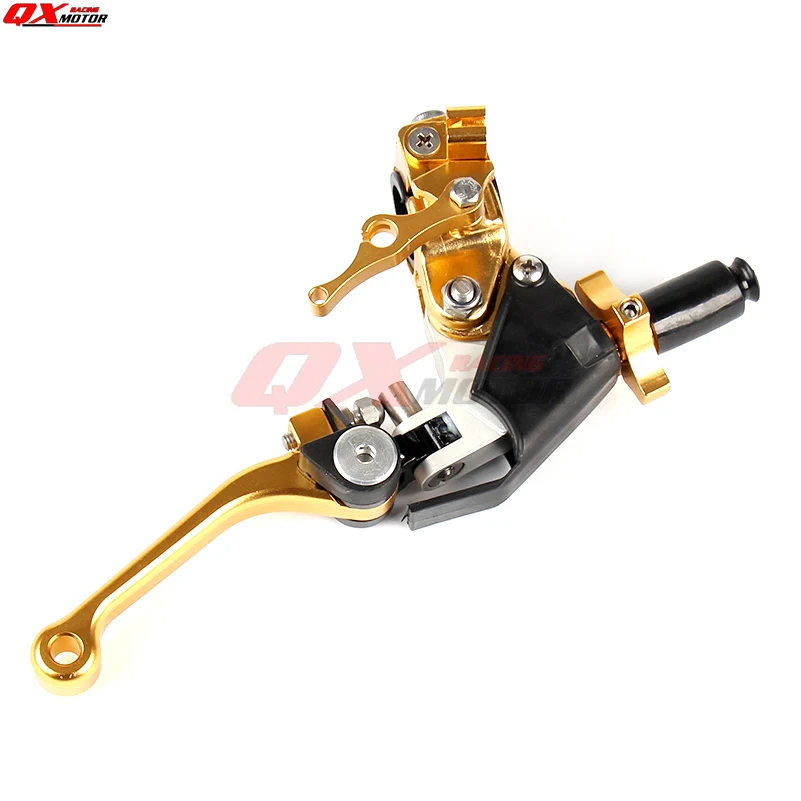 Универсальный Мотоцикл CNC 360 градусов складной рычаг сцепления Fit CRF KLX YZF RMZ KAYO BSE Dirt Bike MX Мотокросс Эндуро внедорожный