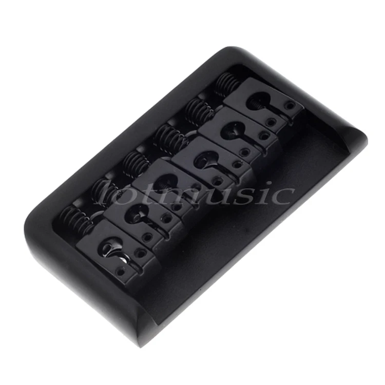 Фиксированный мост твердый задний аксессуары для электрогитары черный хром 6