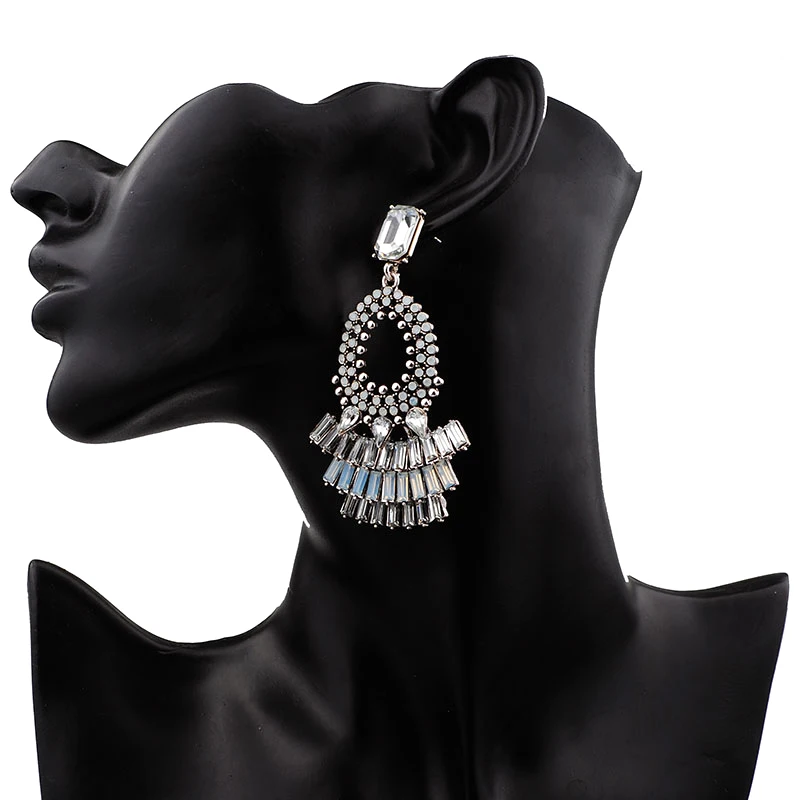 1 Pair Lady Girl Earrings Ear Drop Pendant Dangle Vintage Alloy Fashion For Party Wedding CX17 | Украшения и аксессуары
