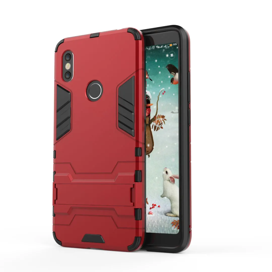 Гибридные армированные Чехлы для Xiaomi Redmi S2 чехол с подставкой | Отзывы и видеообзор
