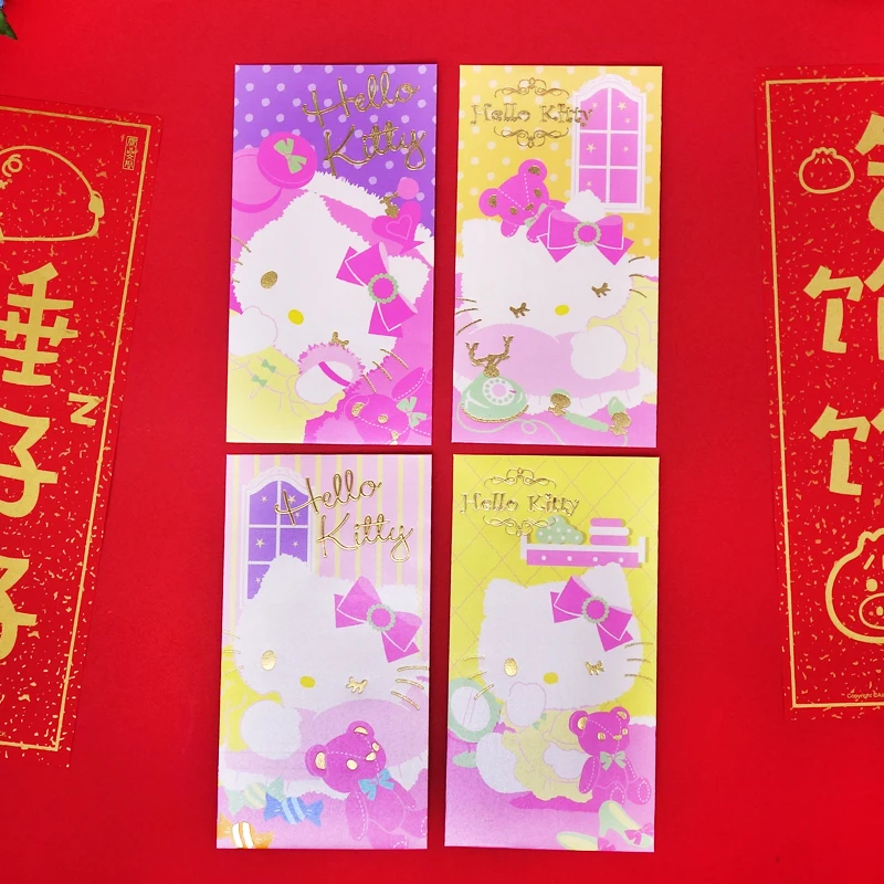 Новинка 2019! Новый год новый бумажный красный конверт с изображением медведя 10