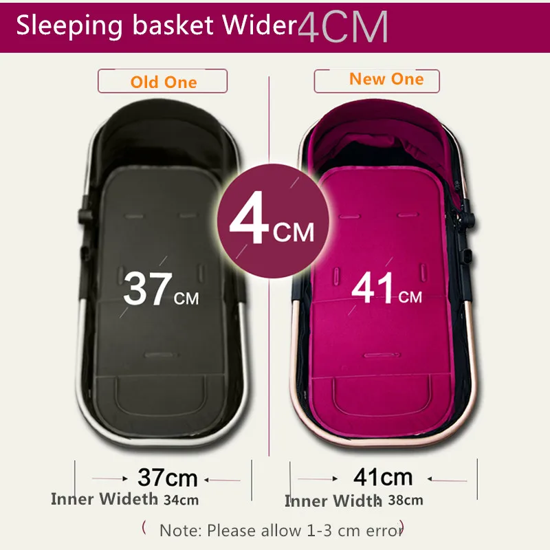 Быстрая доставка! Коляска с высоким ландшафтом детская тележка может сидеть