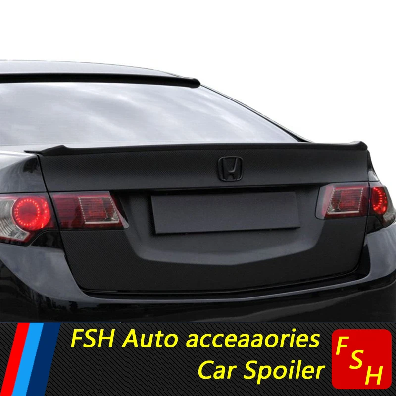 Для acura TSX ABS спойлер 2009 2012 высокого качества Материал заднее крыло автомобиля