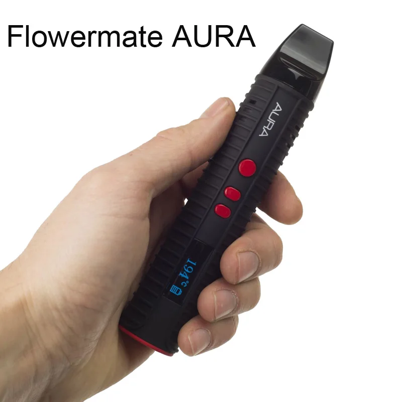 Flowermate AURA сухой травяной испаритель восковой жидкости 3 в 1 электронная сигарета