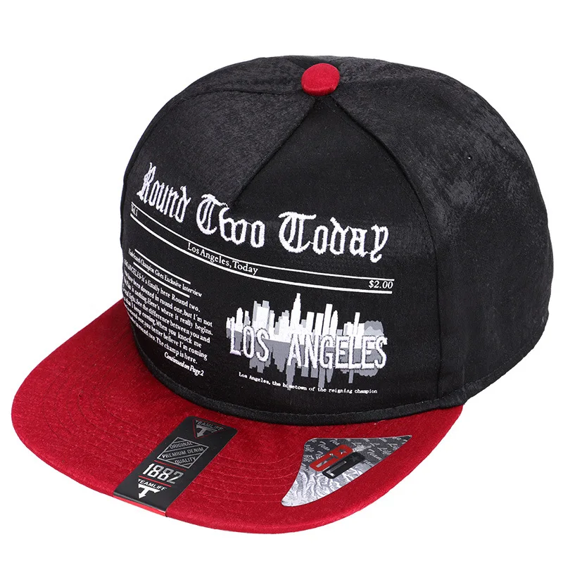 CDFNCG летняя поп вышивка Chicago письмо LOS ANGELES Snapback хип хоп Уличная бейсбольная кепка Солнцезащитная шляпа для мужчин и женщин - Цвет: style 1 MZ377