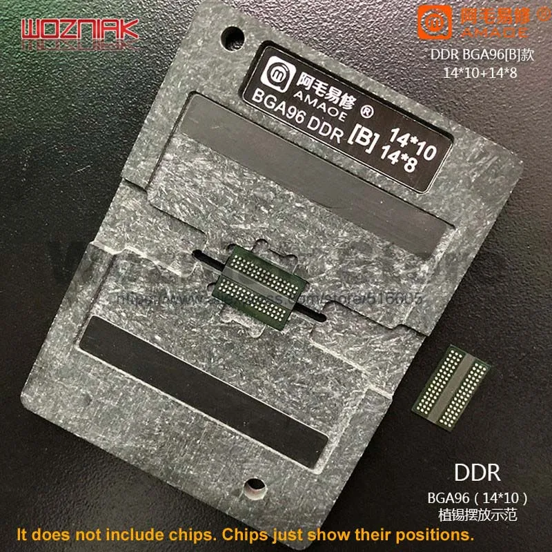 DDR style B board Возняк DDR олово завод BGA96 BGA153 Магнитная платформа ЖК-дисплей Смарт ТВ DDR 2/3/4/ремонт микросхем стальная сетка - Цвет: DDR style B board