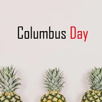 celebrate columbus day blessing festival holiday gala celebration words removable wall sticker decals wallpaper for room decal