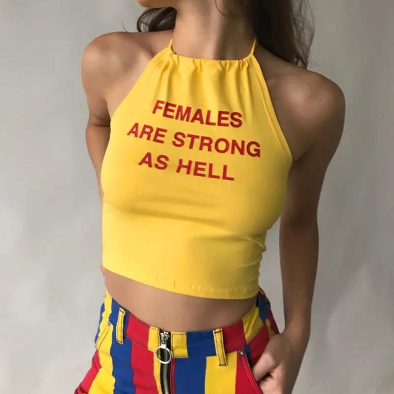 Женский короткий топ с буквенным принтом летняя сексуальная майка топы без