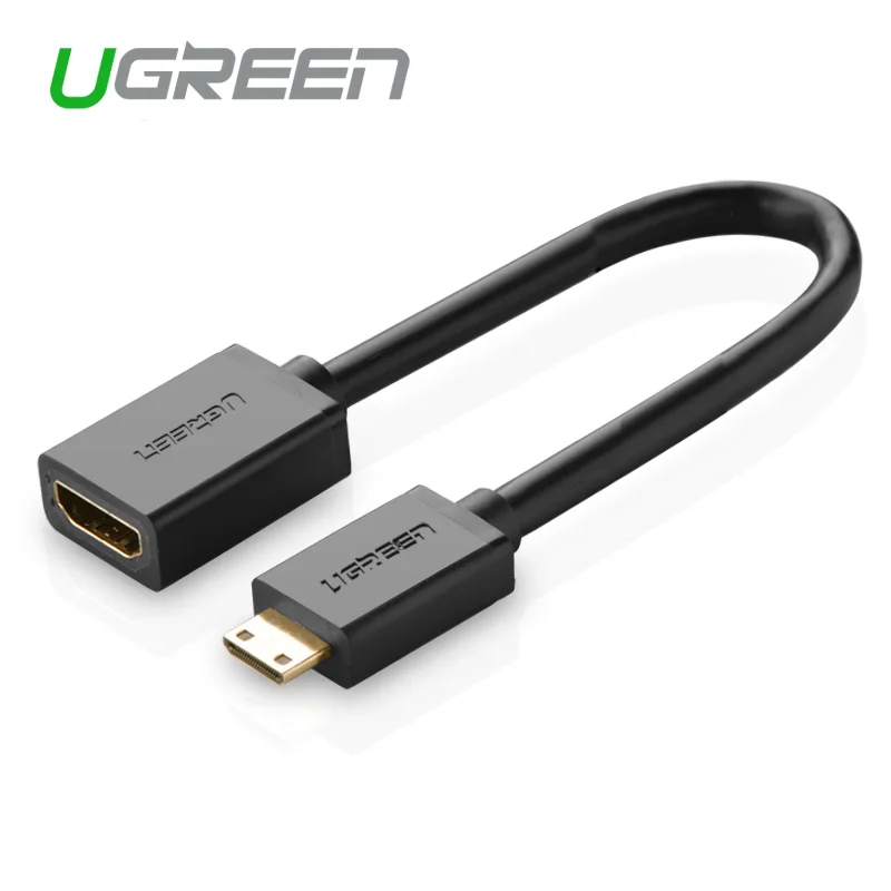 Ugreen Mini HDMI совместимый кабель адаптер 4K для Raspberry Pi ZeroW видеокамеры ноутбука мини