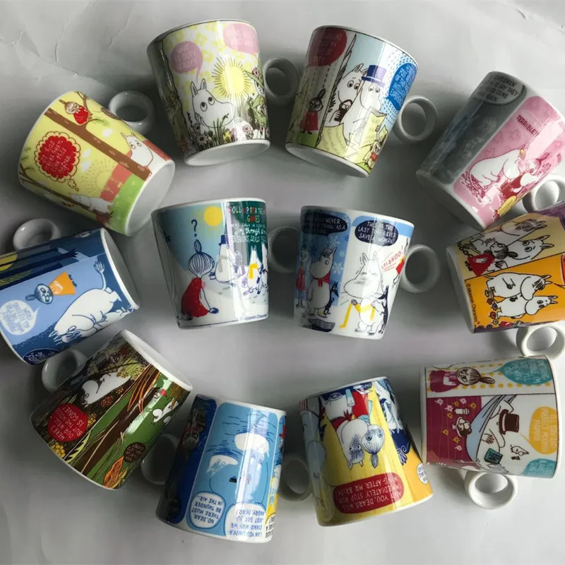 Кружка Moomin Story у каждой кружки своя история кофейная кружка Moomin керамическая Смешная кружка