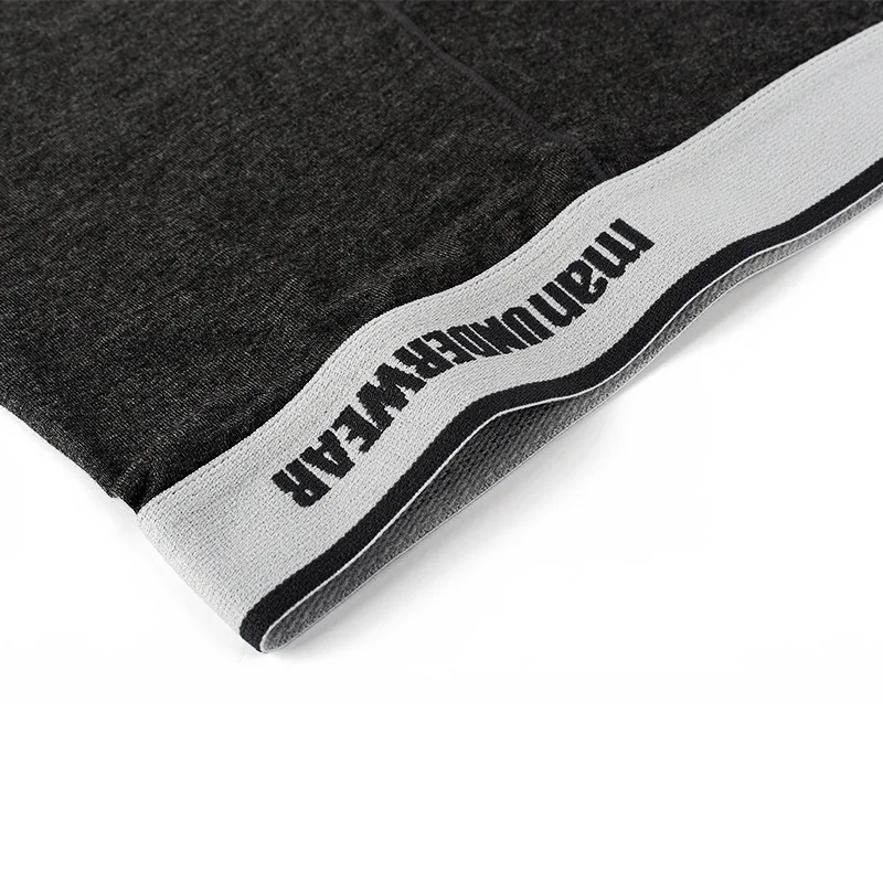 Высококачественные сексуальные мужские хлопковые боксеры мягкое дышащее нижнее