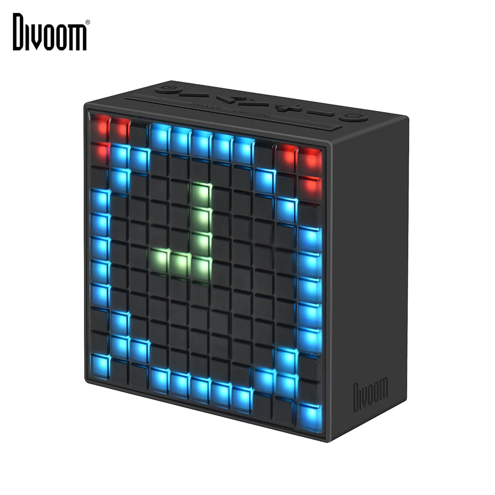 Divoom Timebox Bluetooth 4.0 Смарт будильник коробка и портативный динамик с FM радио Встроенный Микрофон для громкой связи вызова