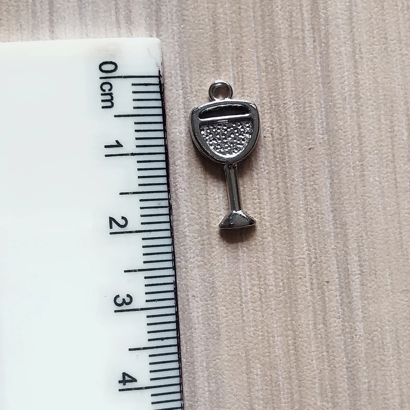 Ювелирные изделия сделай сам подвески в виде бокалов для вина из цинкового