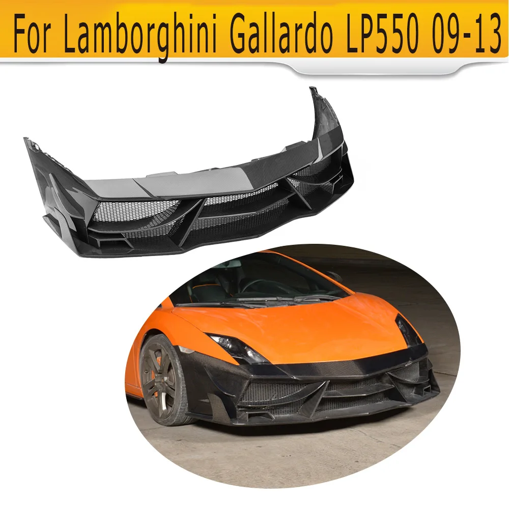 Углеродное волокно передний бампер спойлер чехол для Lamborghini Gallardo Coupe Convertible LP550 LP560