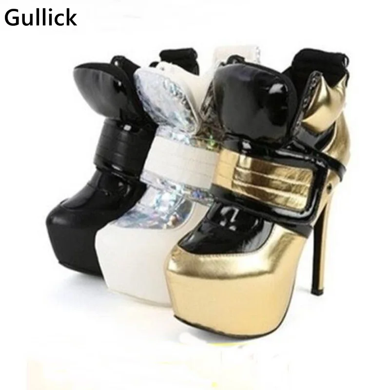 Gullick Новый Лидер продаж женские ботильоны из толстой резиновой подошве со