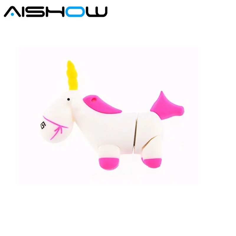 New arrival Unicorn pendrive cartoon USB flash drive minion pen real capacity horse 4G 8G 16G 32G Gift | Компьютеры и офис