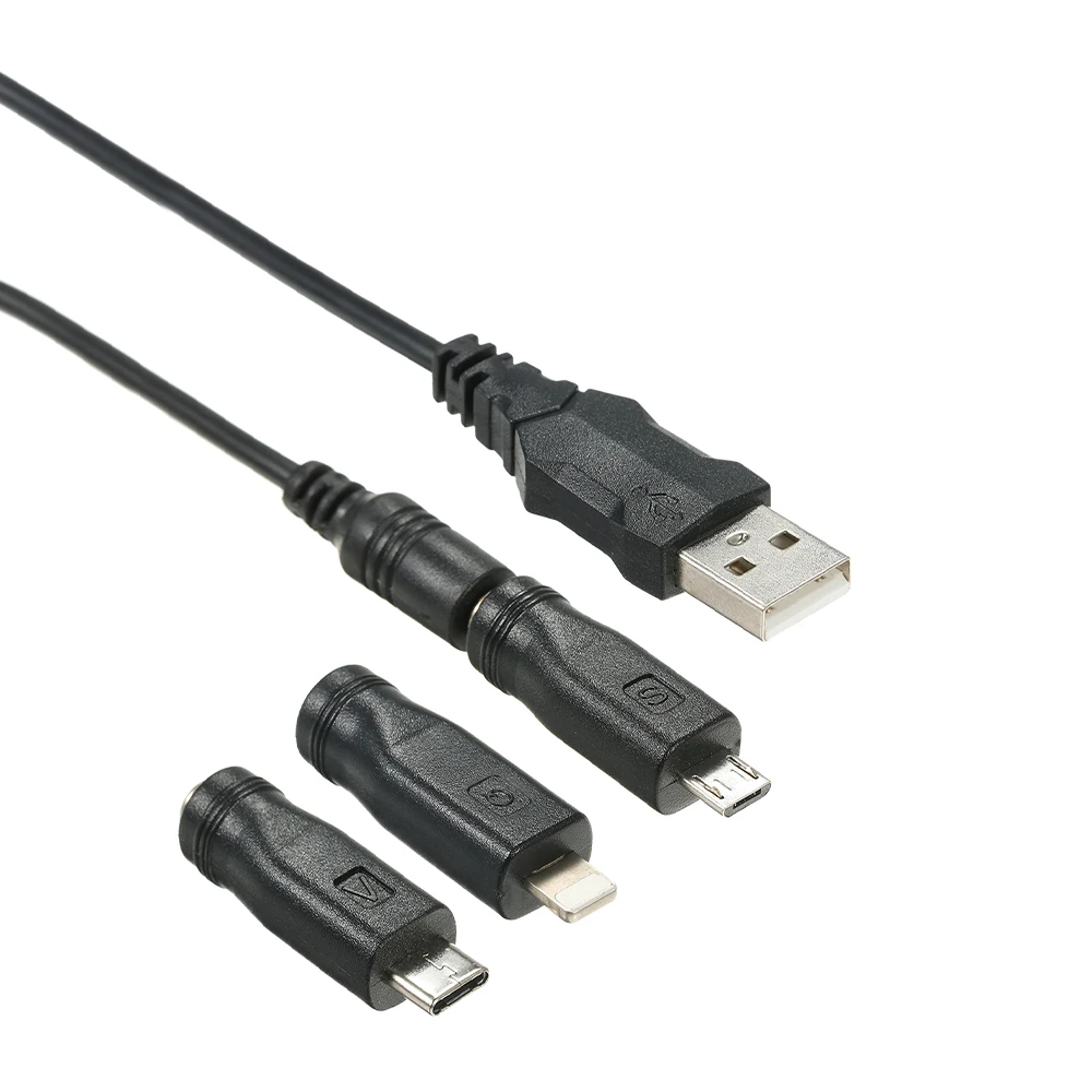 Многофункциональный зарядный кабель 3 в 1 с Micro USB/Type c/для iPhone Xiaomi Huawei Samsung