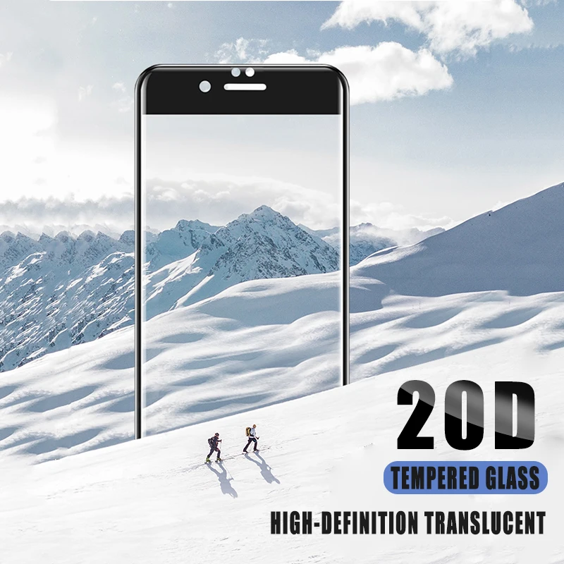 20D Мягкая изогнутая кромка полное покрытие защитное стекло на iPhone 7 8 6 S Plus