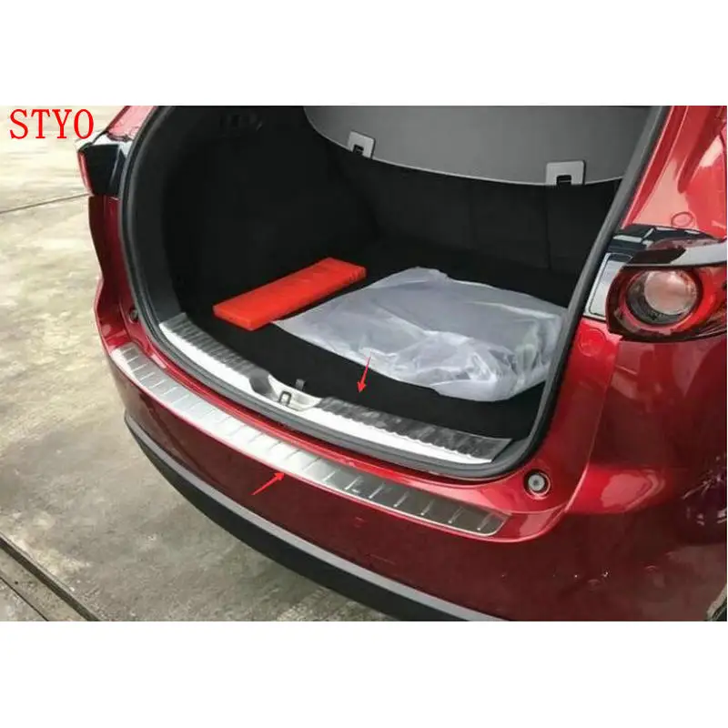 STYO внешняя и внутренняя крышка багажника из нержавеющей стали для MAZDA1 CX-5 CX5 2017 2018 |