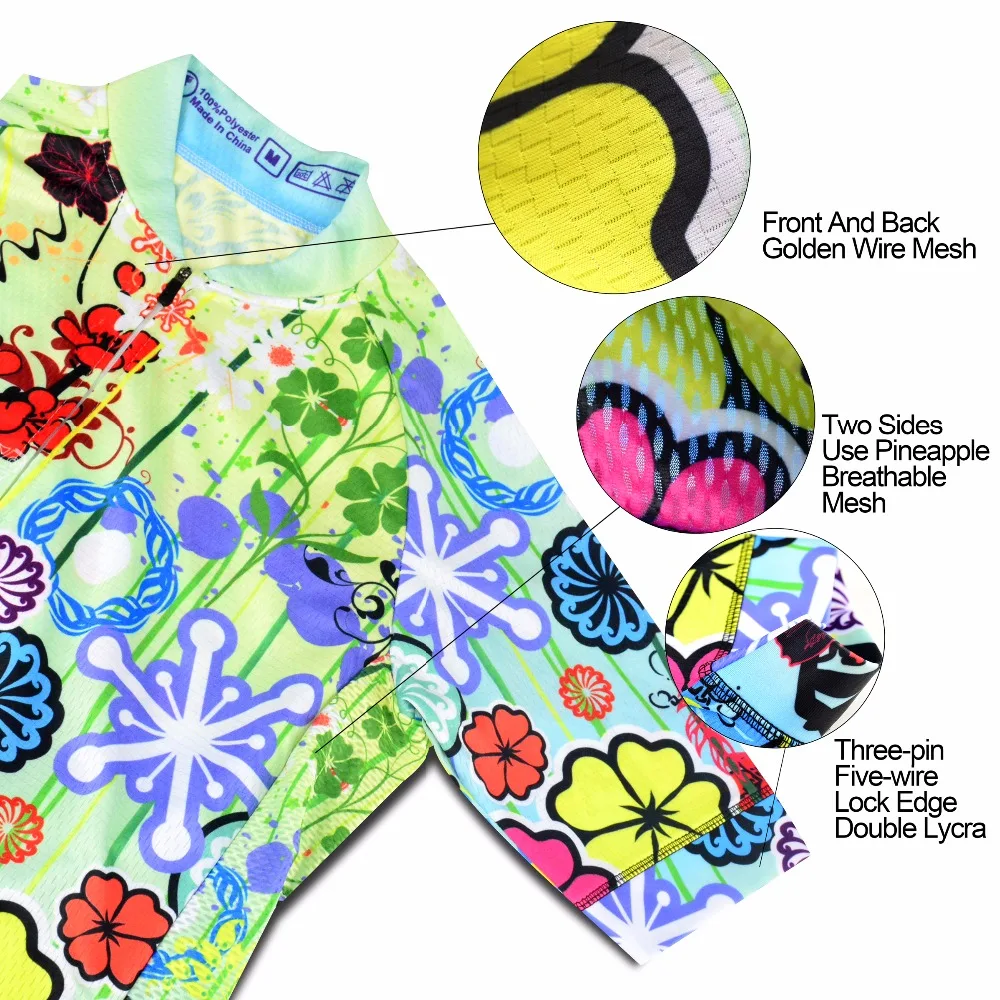 BXIO Женская одежда для велоспорта с нагрудником шорты двойная лайкра плоская