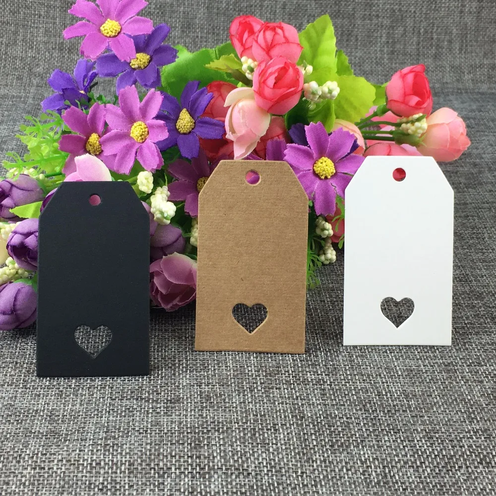 Фото 200 шт. 7x4 см полые сердца карточка из крафт-бумаги свадебные подарки бирка для