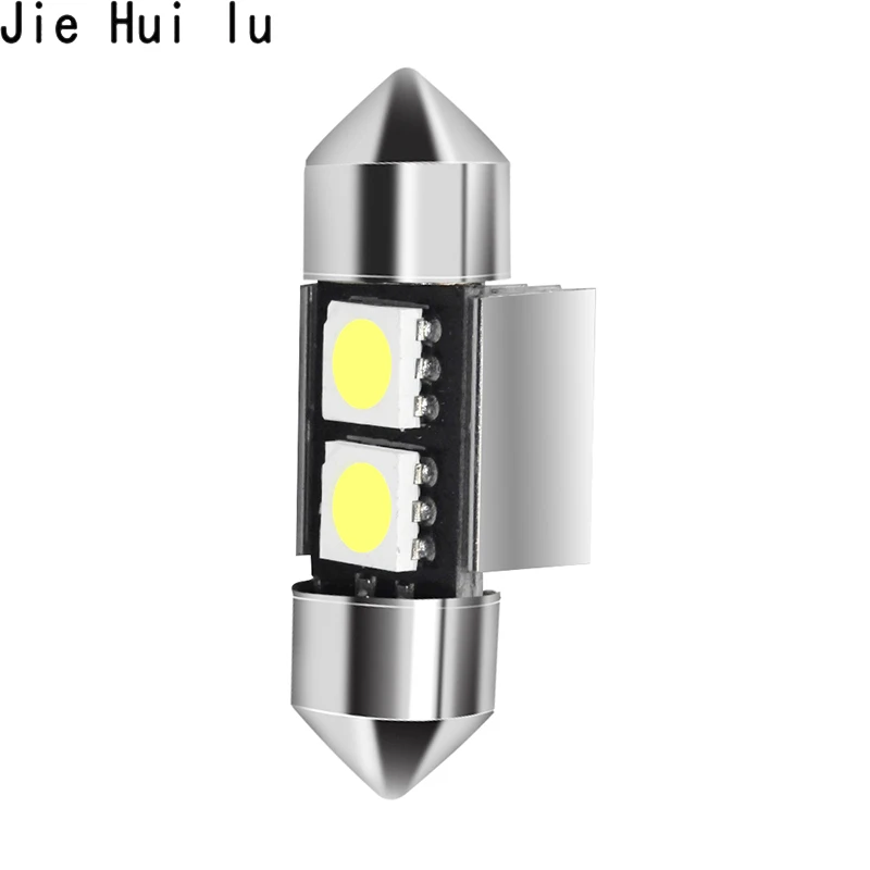 1 шт. 31 мм C5W C3W canbus без ошибок гирлянда 2 светодиода 5050 smd автомобильный номерной