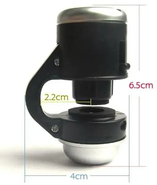 Микроскоп для мобильного телефона с увеличением 30x светодиодный микроскоп