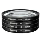 Комплект макрофильтров для камеры 58 мм + 1 + 2 + 4 + 10 для Canon EOS 700D 650D 600D 550D 500D1200D 1100D 100D Rebel T5i T4i Len