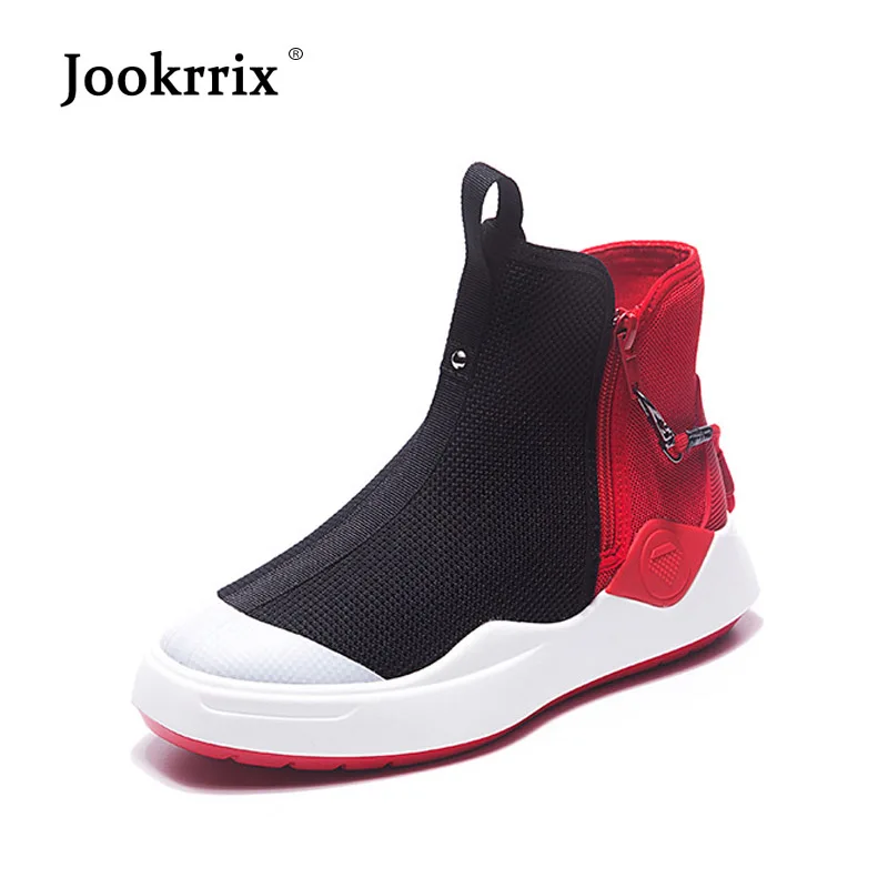 Jookrrix 2018 обувь Для женщин модные брендовые кроссовки с высоким берцем женские