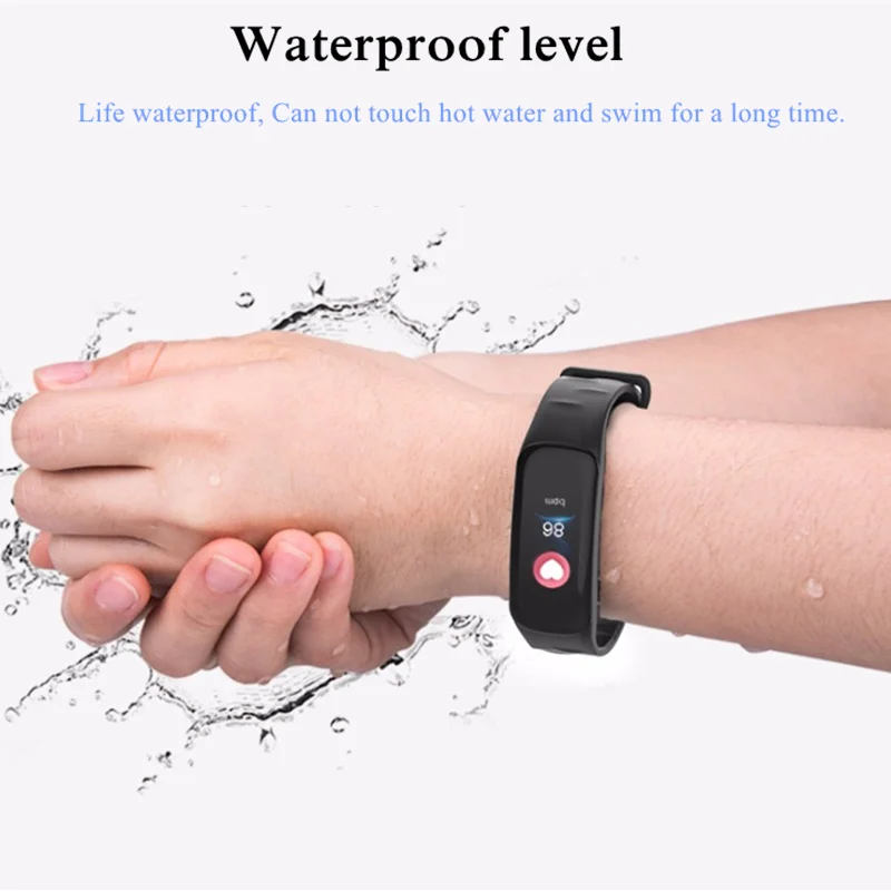 Смарт браслет Ataliqi C1Plus с цветным экраном фитнес трекер артериального давления