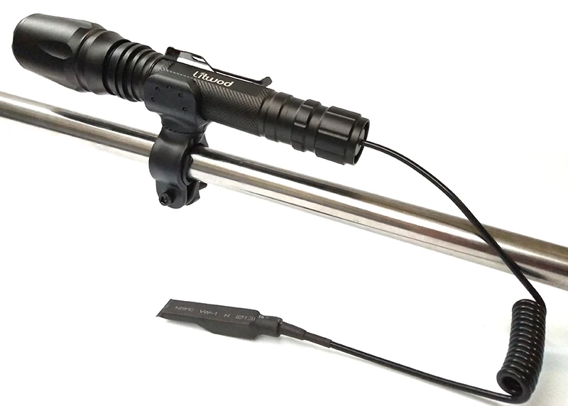 Светодиодный фонарь для охоты Litwodz65 10000 люмен CREE XM-L2 Zoom для аккумуляторов 2x18650, водонепроницаемый фонарь, время работы более 10 часов
