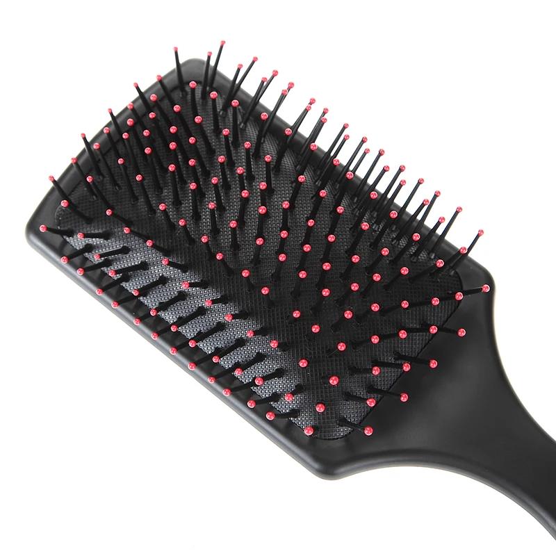 Черный Пластик массаж Air плоский гребень Расчёски для волос Уход за волосами