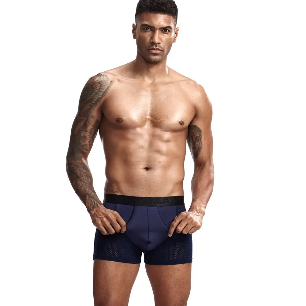 JOCKMAIL, модальное Сетчатое сексуальное мужское нижнее белье, боксерские шорты, Мошонка, уход за мошонкой, Капсульная функция, молодежное здоровье, Сеульское Выпуклое разделение, боксеры для геев