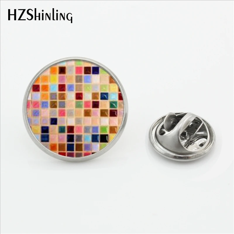 2017 Новый дизайн мозаичная плитка дельфин брошь булавки ручной работы модные