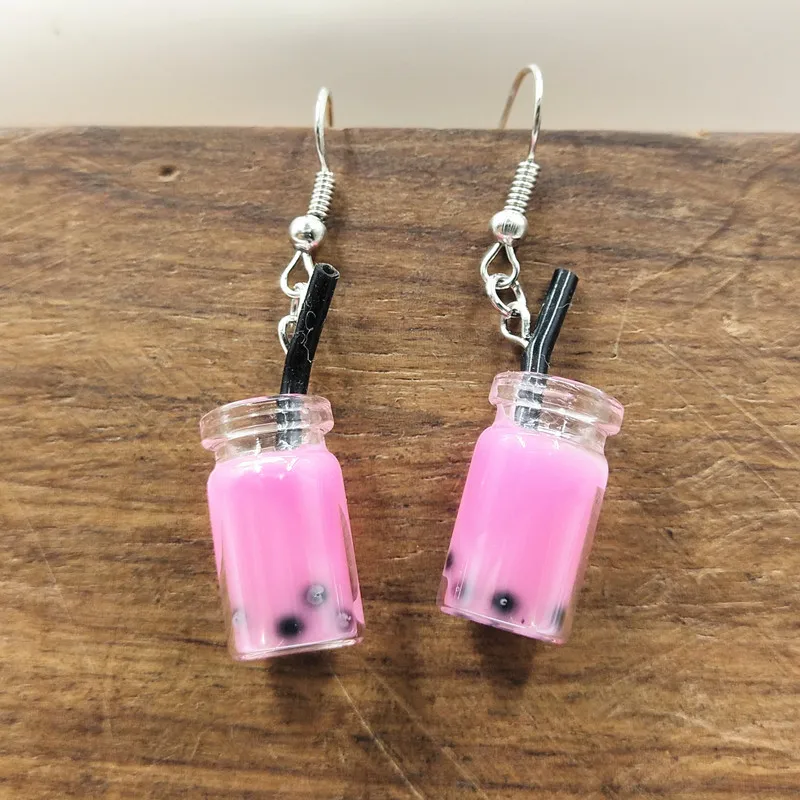 1 пара новые женские модные брендовые Ювелирные серьги капли с фруктовым соком