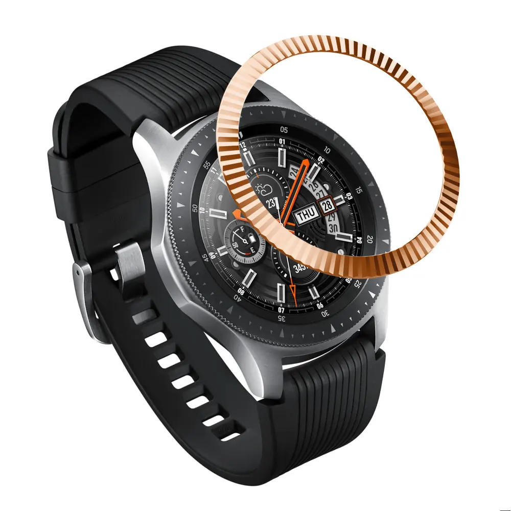 FIFATA Replacement Smart Watch Accessories For Samsung Galaxy 46MM Bezel Ring Protect Case Anti Scratch Metal Sticker | Электроника